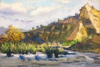 Tahir Bilal Ummi, 12 x 18 Inch, Oil on Canvas, Landscape Painting, AC-TBL-052